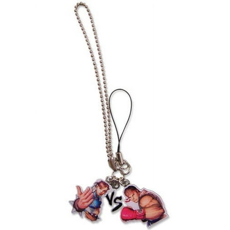 Super Street Fighter IV Chun-Li Logo Cell Phone Charm Keychain GE-8241