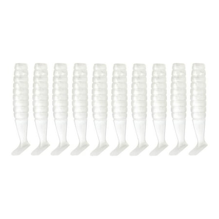 10Pcs Artificial Saltwater Fishing Lures 4cm 1.1g Paddle Tail Swimbait Trout Baits