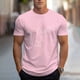 thumbnail image 1 of Tops para hombre, blusas y camisas de cuello redondo y manga corta para hombre, blusas casuales de cuello redondo con estampado de moda para hombre, blusas de cuello redondo y manga corta, camisas par, 1 of 6