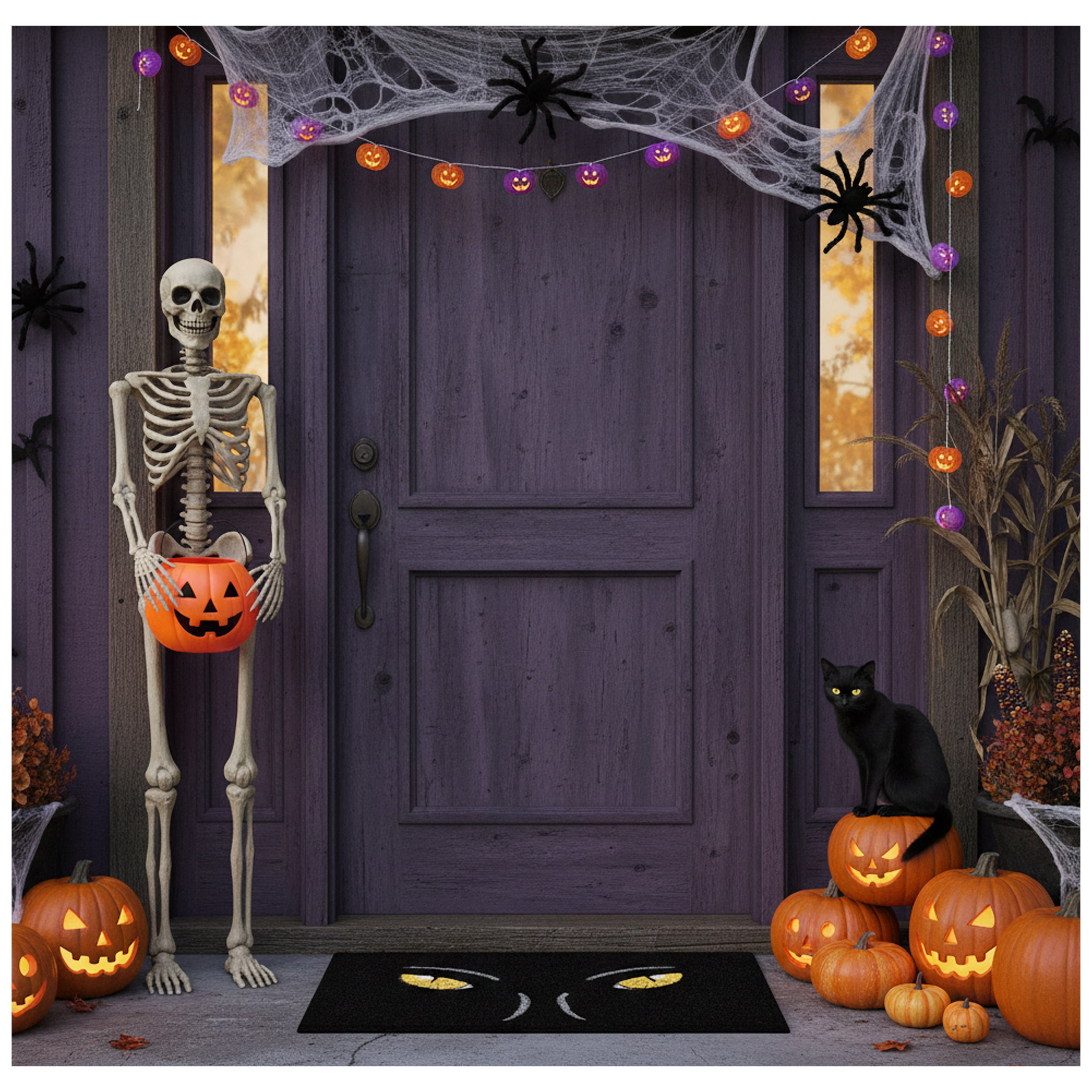 Calloway Mills Halloween Watching You Doormat