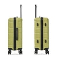 thumbnail image 6 of DUKAP SENSE 24" Hardside Lightweight Checked Luggage with Spinner Wheels, Handle and Trolley, Green, 6 of 9