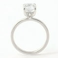 thumbnail image 5 of solitaire jewels 3CT Elongated Cushion Moissanite Hidden Halo Engagement Ring For Women, 14K White Gold, 5 of 6
