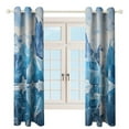 thumbnail image 3 of Glacier Blackout Curtains for Bedroom Curtains Insulated Room Darkening Window Drapes for Living Room, 3 of 7