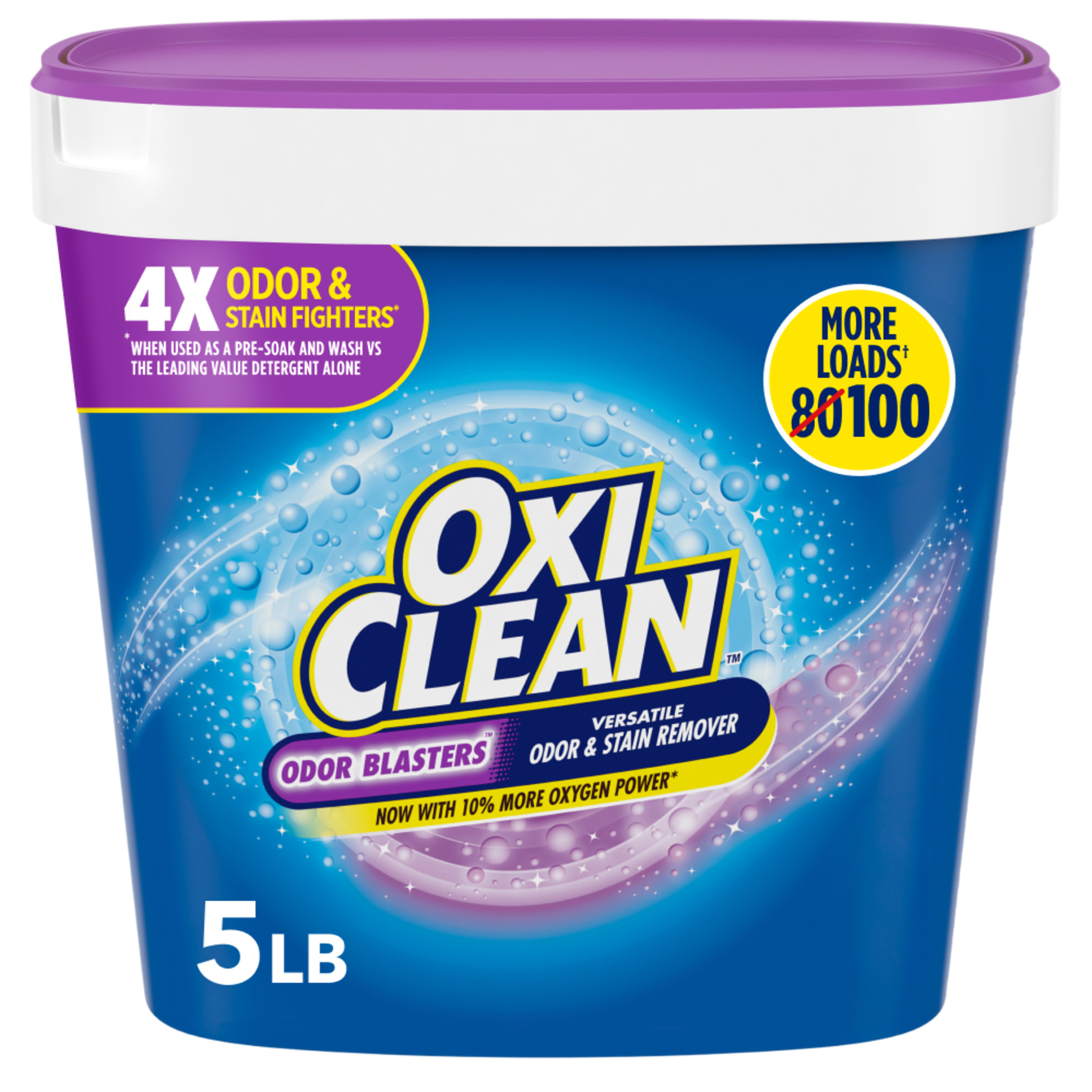 OxiClean Odor Blasters Stain & Odor Remover Powder, 5 lb