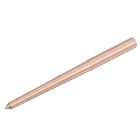 

Uxcell 3.2mm 50 Degree Tip 70mm Length 2 Degree Inclination Red Copper Electrode for Spark EDM