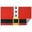 Red Christmas Santa, variant on Red Christmas Santa Costume Pattern Rectangle Tablecloth 60"x84",Waterproof Polyester Rectangle Table Cloth, Wipeable Spillproof Polyester Tablecloth for Dining, Camping, Indoor and Outdoor