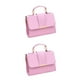 thumbnail image 3 of Qarigey La combinación de estilo y funcionalidad es un bolso cruzado imprescindible Bolsos de cuero Bolsos cruzados Rosa Rosa 2Conjunto, 3 of 6