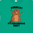 thumbnail image 4 of Inktastic Finally It's Groundhog Day Boys or Girls Toddler T-Shirt, 4 of 5