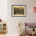 thumbnail image 3 of Historic Framed Print, CT South Manchester 1880 MAP, 17-7/8" x 21-7/8", 3 of 9