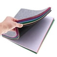 thumbnail image 5 of 40pcs Multicolour Nonwoven Fabric Sheets 15x15cm Children DIY Handmade Craft Work Material Accessories (Random Colors), 5 of 5