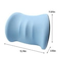 thumbnail image 3 of CASAFUN Car Lumbar Seat Cushion Driver Lumbar Cushion support Driving Waist Protection Driver Seat Backrest for Lower Back Pain Relief Lumbar Support Pillow for Car Office Chair, 3 of 8