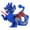 Blue, variant on Mini Plastic Dragon Building Block Model DIY Assembled Animal Action Figure Ornament Chinese Dragon Minifigure Bricks Toys Children Birthday Gift