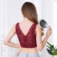 thumbnail image 5 of Tradecan Women Sexy Lace Trim Sleeveless Camisole Tank Tops, 5 of 10