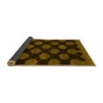 thumbnail image 2 of Ahgly Company Indoor Square Abstract Yellow Modern Area Rugs, 4' Square, 2 of 4