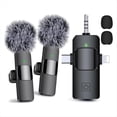 thumbnail image 1 of Micrófonos Lavalier Inalámbricos para , Android, Cámara, Micrófono USB-C, Mini Micrófono con Reducción de Ruido, 1 of 5