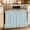 Hazy Blue, variant on Oven Skirt Curtain for Kitchen 24x32 Inch, Mint Green Oven Curtain with 8 Ribbon Ties & Ruffle Trim, Stove Skirt Curtain Dishwasher for Cabinets Over Sinks Rustic Farmhouse Solid Color