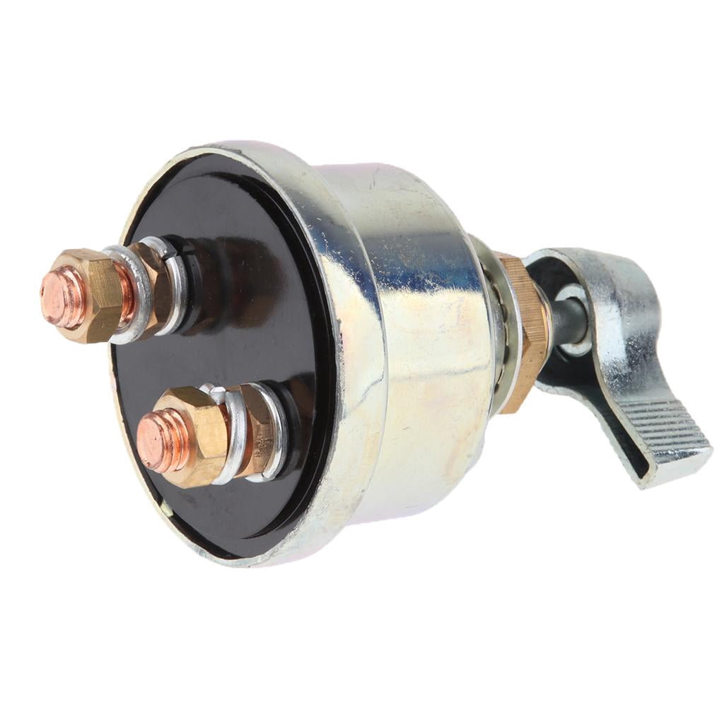 Wzmzjy 12V 125 amps Battery Disconnect Switch for 2 Post Automotive Car RV Battery Cut