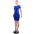 thumbnail image 3 of Kmbangi Women 2PCS Sports Set   +Slim Solid Color Top Short High Waist Pants Tracksuit Set, 3 of 6