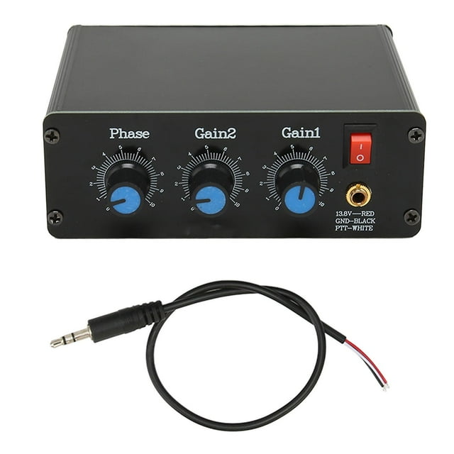 QRM Eliminator Box 3P X Phase 1.8-30MHz HF Band PTT control Aluminum alloy Adjustable Signal Breaker with Knob