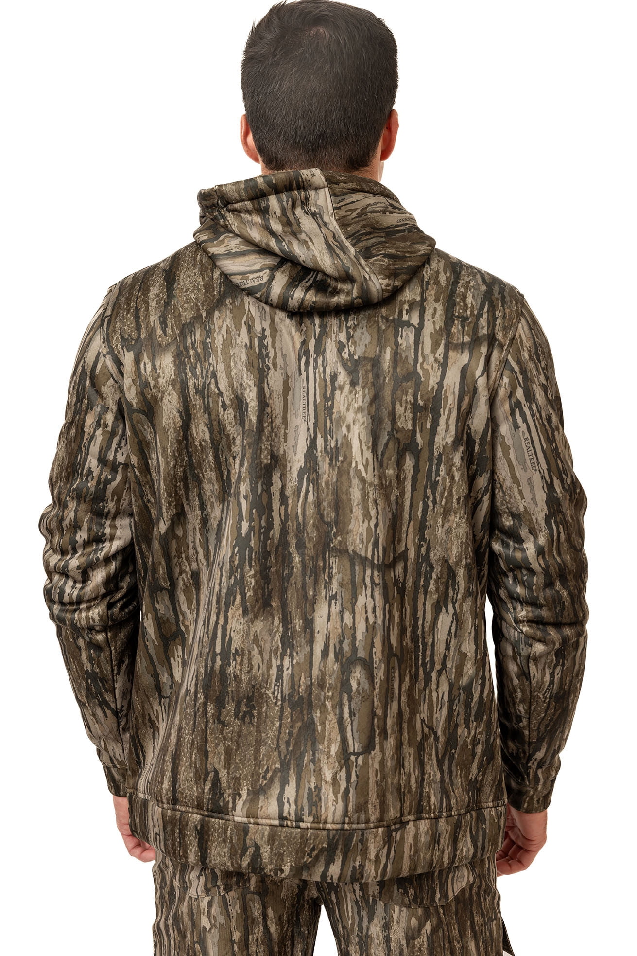 Realtree Men's Camo Hunting Hoodie - High Pile Pullover for Outerwear | Size S-4X