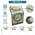 thumbnail image 6 of Spring Eucalyptus Leaves Table Runner 72 Inches, Farmhouse Botanical Burlap Paid Bed Runner Dresser Scarves Tabletop for Indoor Outdoor Parties/Ceremony/Banquet, 18" x 72", 6 of 8