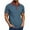 Blue, variant on BiZtdJrK Mens Contrast Collar Polos Lightweight Moisture Wicking Golf Shirt Raglan Short Sleeve Collared T-shirt on Clearance Black XXXL