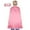 Pink, variant on Toptie Satin Superhero Capes with Touch Fastener and Eye Mask, Halloween Festival Event Costumes and Dress-Up-Pink-55" H x 35 1/2" W