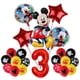 thumbnail image 4 of Juego de globos con números de Mickey Mouse y amigos de Disney, 14 Uds., decoración para fiesta de cumpleaños, Baby Shower, suministros de globos, recuerdo para niños, 4 of 5