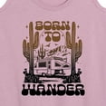 thumbnail image 3 of Instant Message - Born To Wander Desert  - Women's Racerback Tank Top, 3 of 6