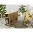 thumbnail image 2 of SAFAVIEH Outdoor Collection Arvin Table & 4 Chairs Natural, 2 of 7