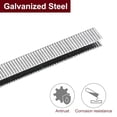 thumbnail image 5 of 18 Gauge Narrow Crown Staples 1/4" x3/8", 1000Pcs Galvanized Steel for Pneumatic, Electric Stapler, White, 5 of 5