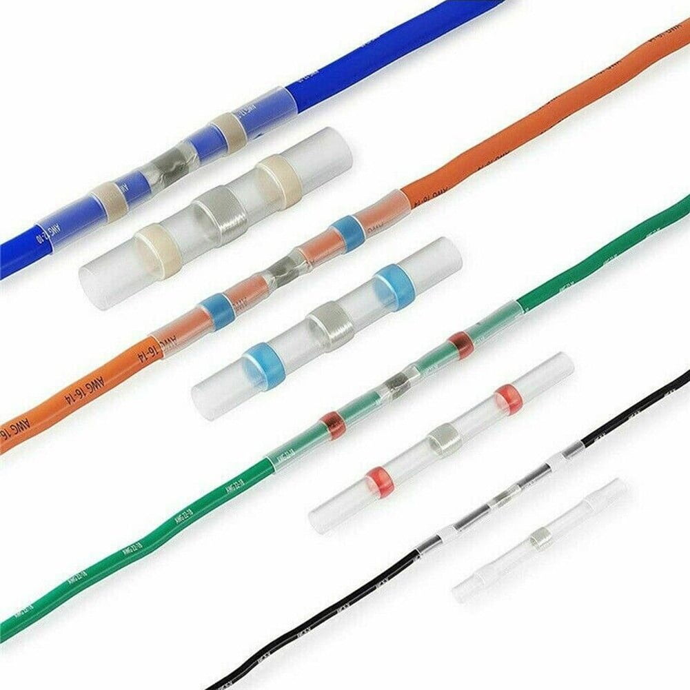 50/800Pcs Solder Seal Sleeve Heat Shrink Wire Connectors Terminals Waterproof 50Pcs
