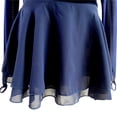 thumbnail image 5 of LIUHUO Custom Blue Velvet Ice Skating Dresses Women Girls High Elasticity Chest Diamond Decor Long Sleeves, 5 of 8