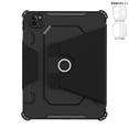 thumbnail image 3 of Elehold Rugged Case Compatible with Apple iPad iPad (10.2-Inch) (9th/8th/7th Generation) Hard PC+Soft TPU with Shockproof Kickstand Full Body Protection,Black, 3 of 18