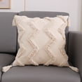thumbnail image 3 of Funda de almohada de terciopelo con borlas en la cintura, cómoda, suave, sencilla, exquisita y duradera., 3 of 5