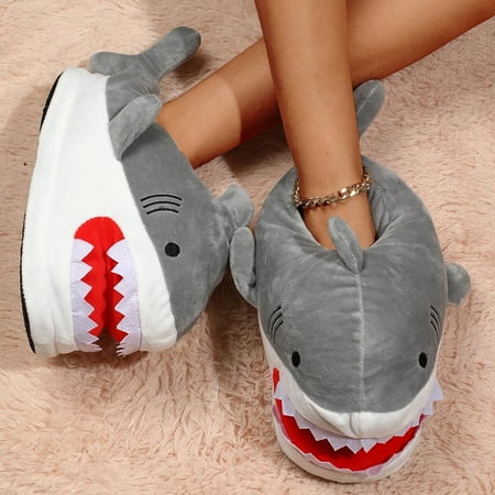 

Gubotare Slippers For Women Slip On Women s Cozy House Slippers Memory Foam Furry Bedroom Slippers Anti-Slip Sole for Indoor Outdoor Gray One Size
