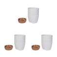 thumbnail image 4 of Macetas de riego automático Moyic 3 unids/set PP blanco, 4 of 6