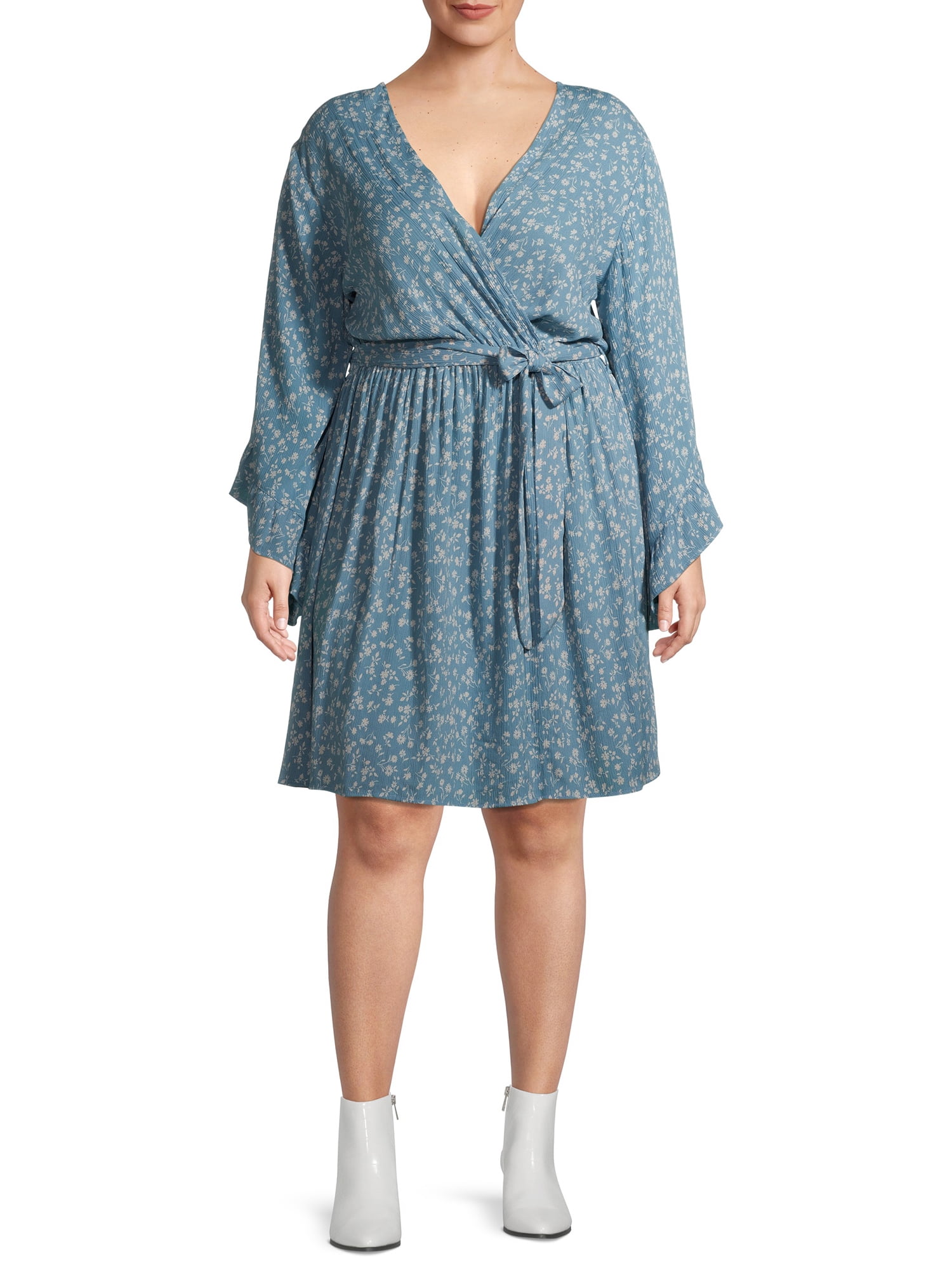 romantic wrap dress