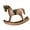 5, variant on Minimalist Wood Rocking Horse Figurine Nordic Design Desk Mantelpiece Display