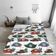 thumbnail image 5 of Honeii Pirate Hats Print Fleece Blanket - Throw Blanket for Bed, Sofa, Couch, Camping, and Travel , Microplush Ultra Soft Warm Blanket-40"x30", 5 of 7