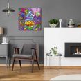 thumbnail image 6 of Epic Art 'Pop Art Caterpillar' by Howie Green, Acrylic Glass Wall Art, 24"x24", 6 of 8