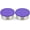 Purple, variant on LunchBots 4.5 oz Stainless Steel Dressing Container for Condiments, Dips, Snacks, Dipping Sauce Cups with Silicone Lid, Fits in Lunch Bags and Bento Boxes - Set of 2 - Blue