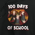 thumbnail image 3 of Harry Potter 100 Days of School Women's Cropped Hoodie Pullover Sweatshirt, Black, X-Large, 3 of 6