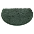 thumbnail image 5 of Mdesiwst Bath Mat Semicircle Anti-slip Thick Soft Shaggy Super Water Absorbent Chenille Shower Floor Rug Pad Bathroom Bedroom Supplies, 5 of 8