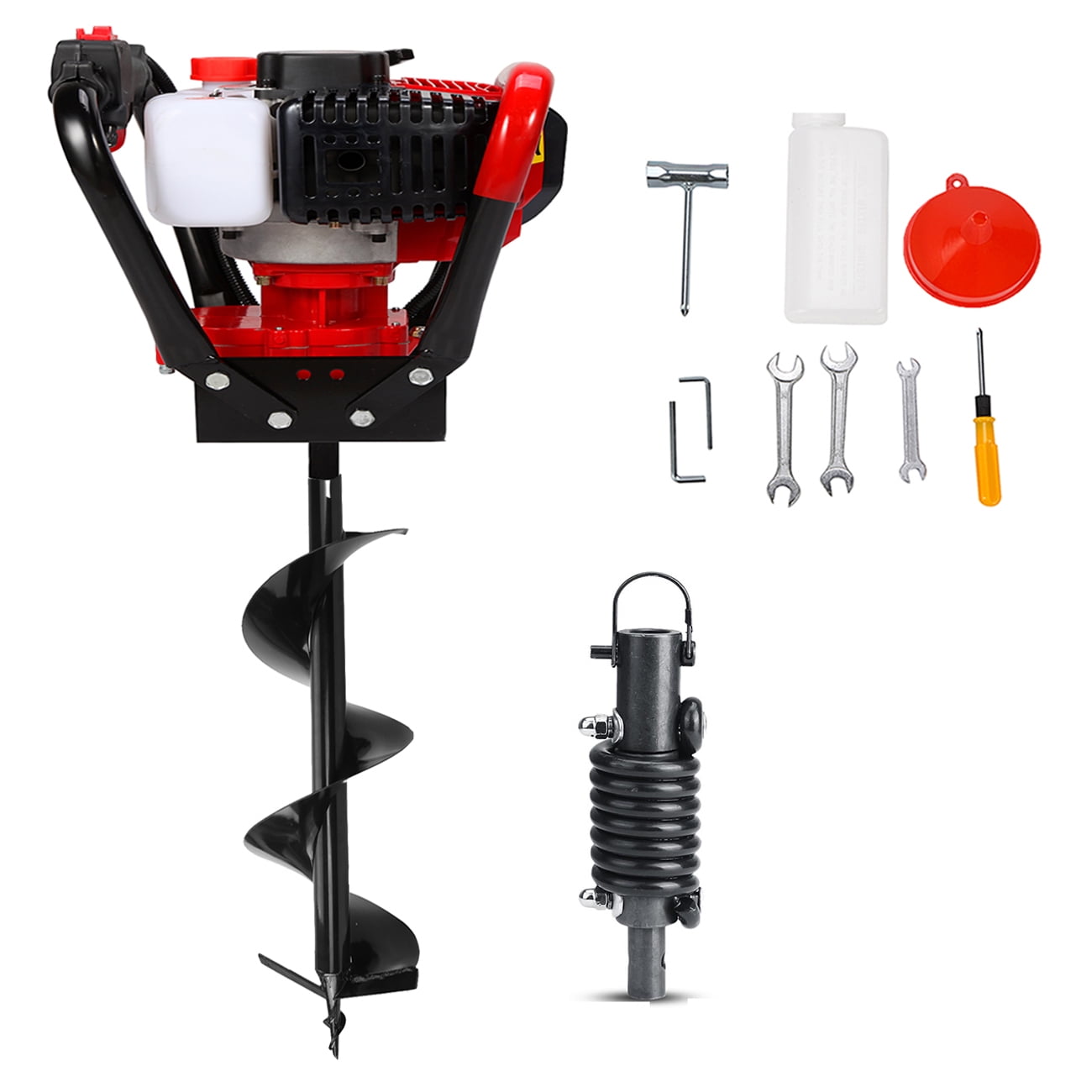 56CC Gas Powered Post Hole Digger, BEAMNOVA 12" Post Hole Diggers One
