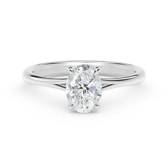 2.00 Ct Excellent Oval Shaped Diamond Bridal Ring For Women Solid 14K White Gold by Diamond-Capitals