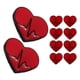 thumbnail image 5 of 10 broches de corazón rojo con forma de corazón, para electrocardiograma, para el Día de San Valentín, para enfermeras y médicos, 5 of 8