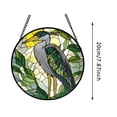 thumbnail image 3 of Stained Glass Suncatcher Window Hanging With For Rainbows And Light Christmas Ceiling Decorations Hanging Hanging Birds Ornament Set Christmas Christmas Decorations Bead Garland Lighted Hanging, 3 of 6