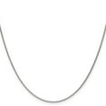 thumbnail image 2 of Auriga Fine Jewelry 14K White Gold 1.1mm Cable Chain Necklace 20inch for Women, 2 of 6