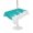 Green, variant on Outdoor Tablecloth with Umbrella Hole for Patio/Picnic/Party/Camping, Abstract Grey Waterproof Table Cloth Rectangle Table Cover Washable, Modern Minimalist Graffiti Artwork (54"x 80")